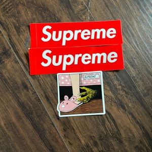 Supreme stickers 3 set